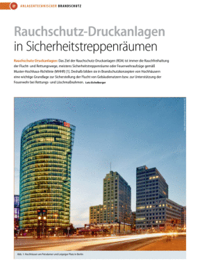 Fachartikel im FeuerTRUTZ Magazin